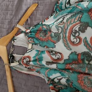 Express chocker neckline top